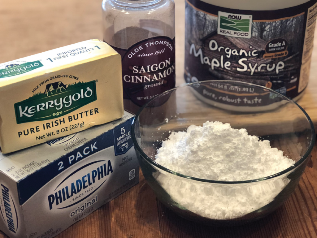 Maple Cinnamon Cream Cheese Frosting