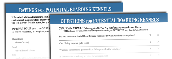 Boarding Kennel Checklist