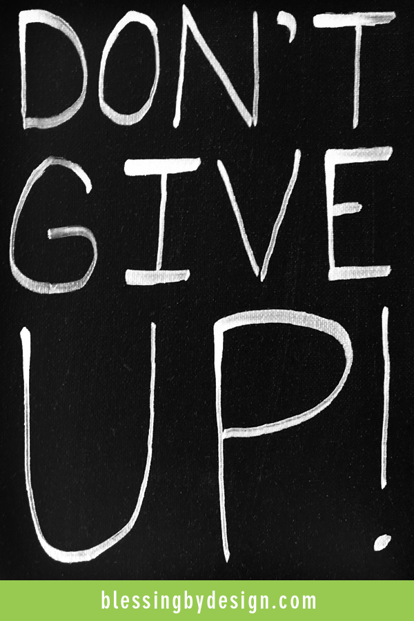 Don't Give Up