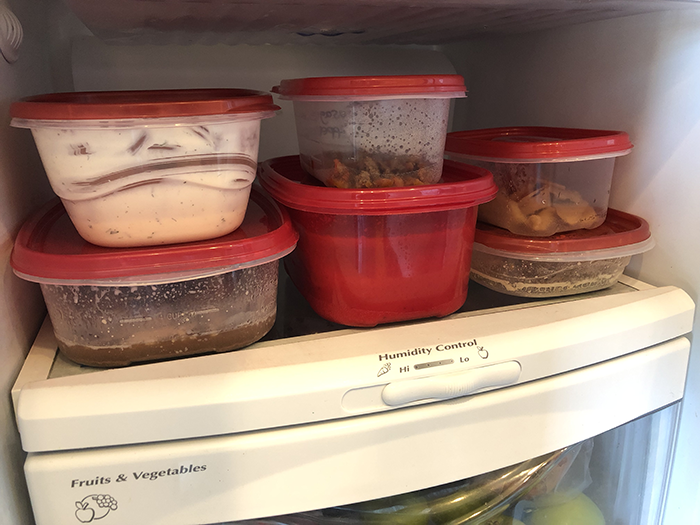 Label Kitchen Leftovers with Black Sharpie Marker