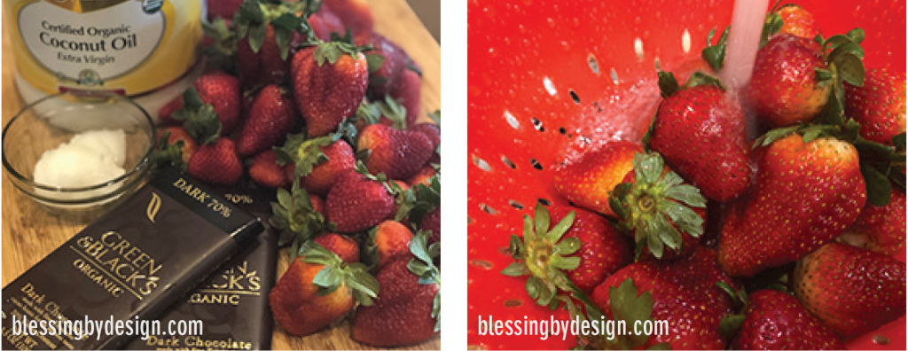 Organic Chocolate Dipped Strawberries Recipe