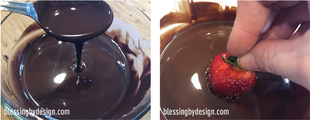 Organic Chocolate Dipped Strawberries Recipe