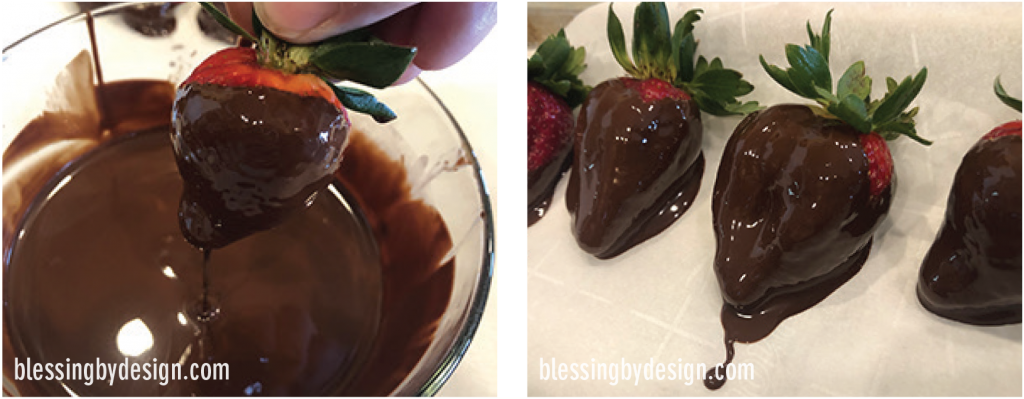 Organic Chocolate Dipped Strawberries Recipe