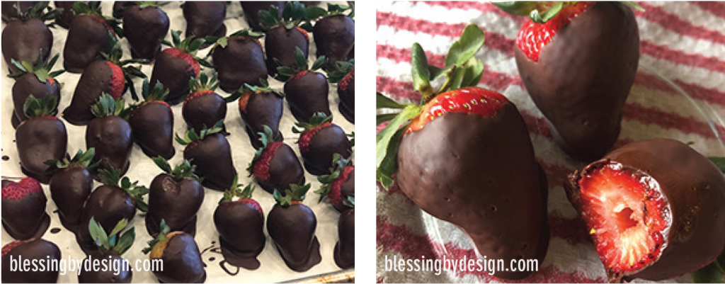 Organic Chocolate Dipped Strawberries Recipe