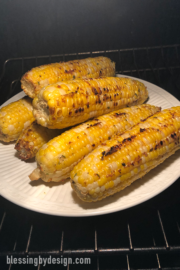 Grilled Corn with herb butter recipe