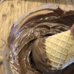Chocolate Chip Cookie Dough Cone
