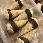 Chocolate Chip Cookie Dough Cone
