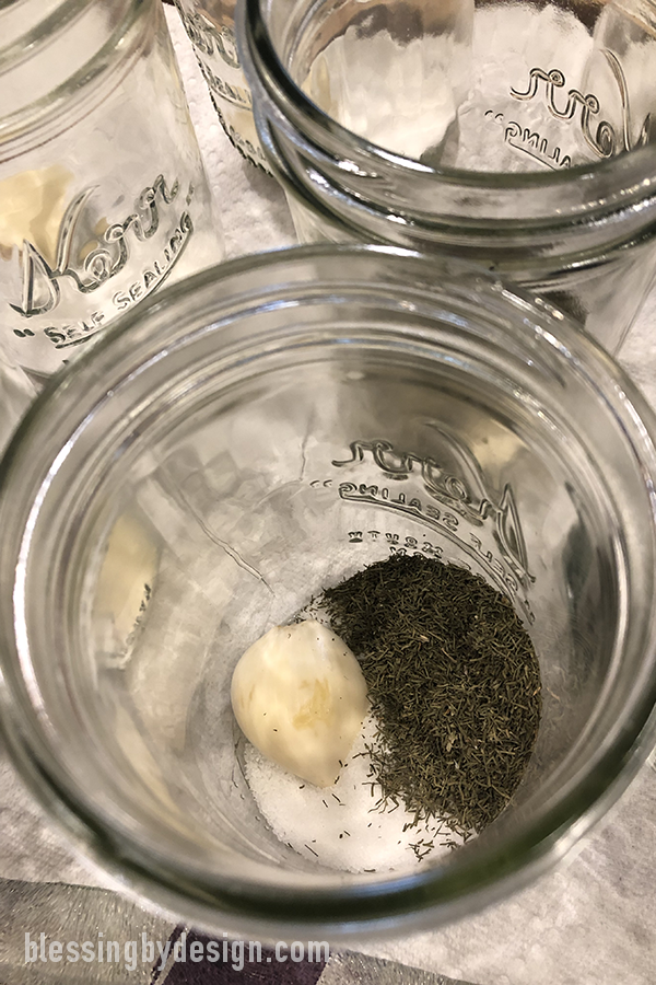 spices go in first