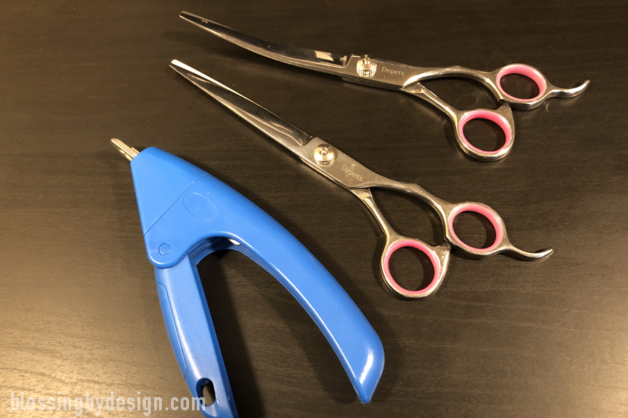 dog grooming tools