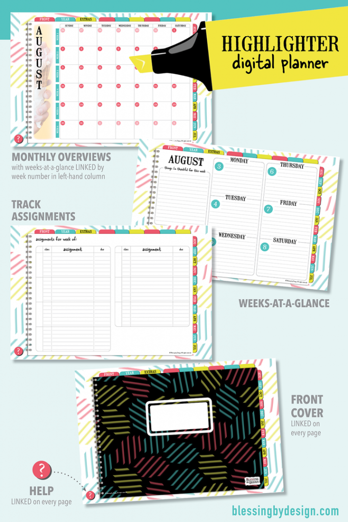 academic digital planner