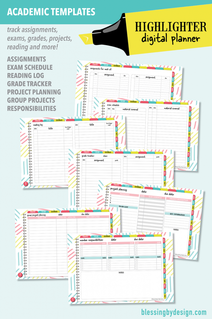 academic digital planner