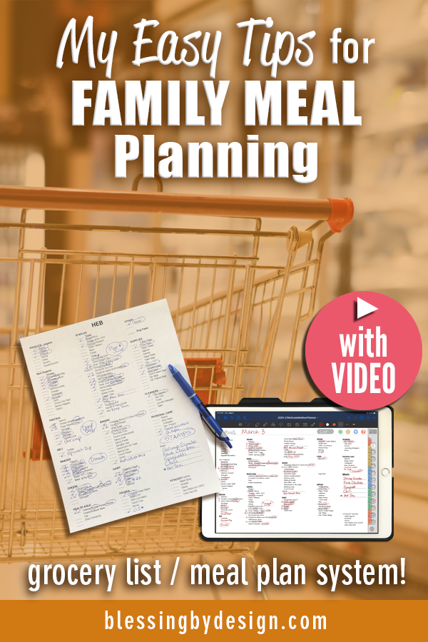 family meal plan